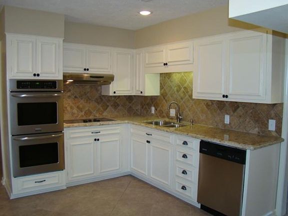 Kitchen with double oven