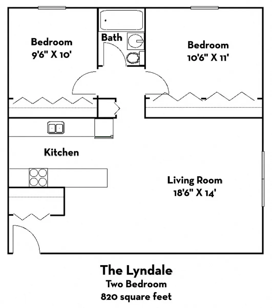 Floor plan The Lyndale