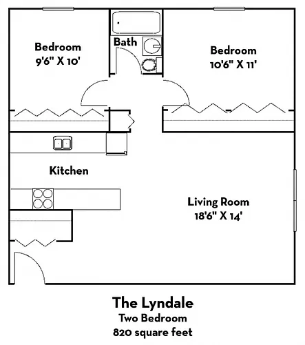 Floor plan The Lyndale