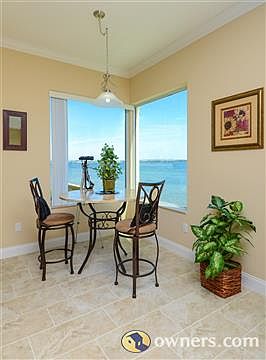 Breakfast nook with a view