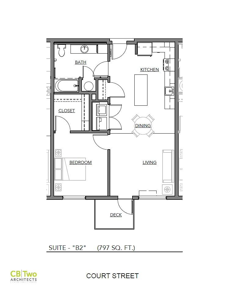 Floor plan B2-1X1