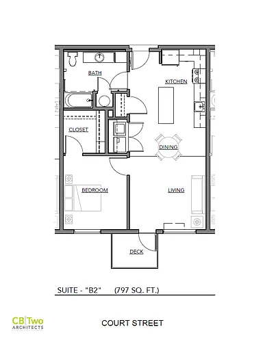 Floor plan B2-1X1