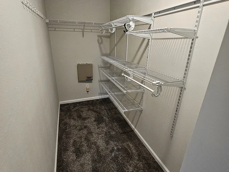 Master walk in closet