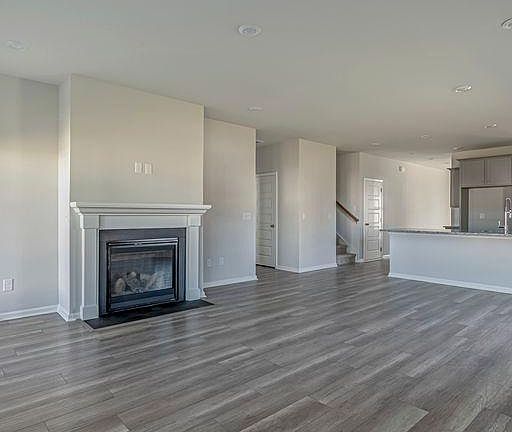 Family room downstairs unfurnished.