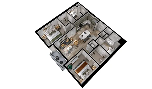 Floor plan B1c-PH
