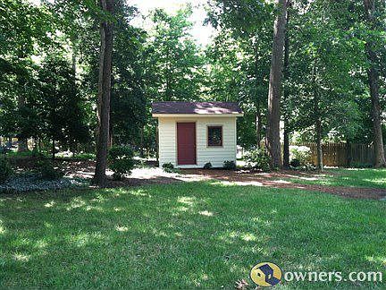 Newly built shed to match house