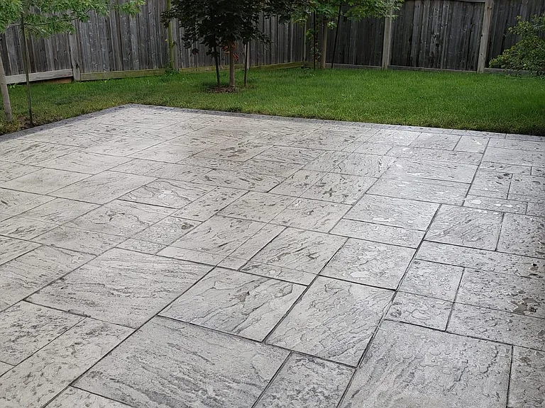 Same as previous. This is a really large patio, newly constructed with professional landscaping around it and with about 15 high end solar lights. Full access to tenants occupying basement.