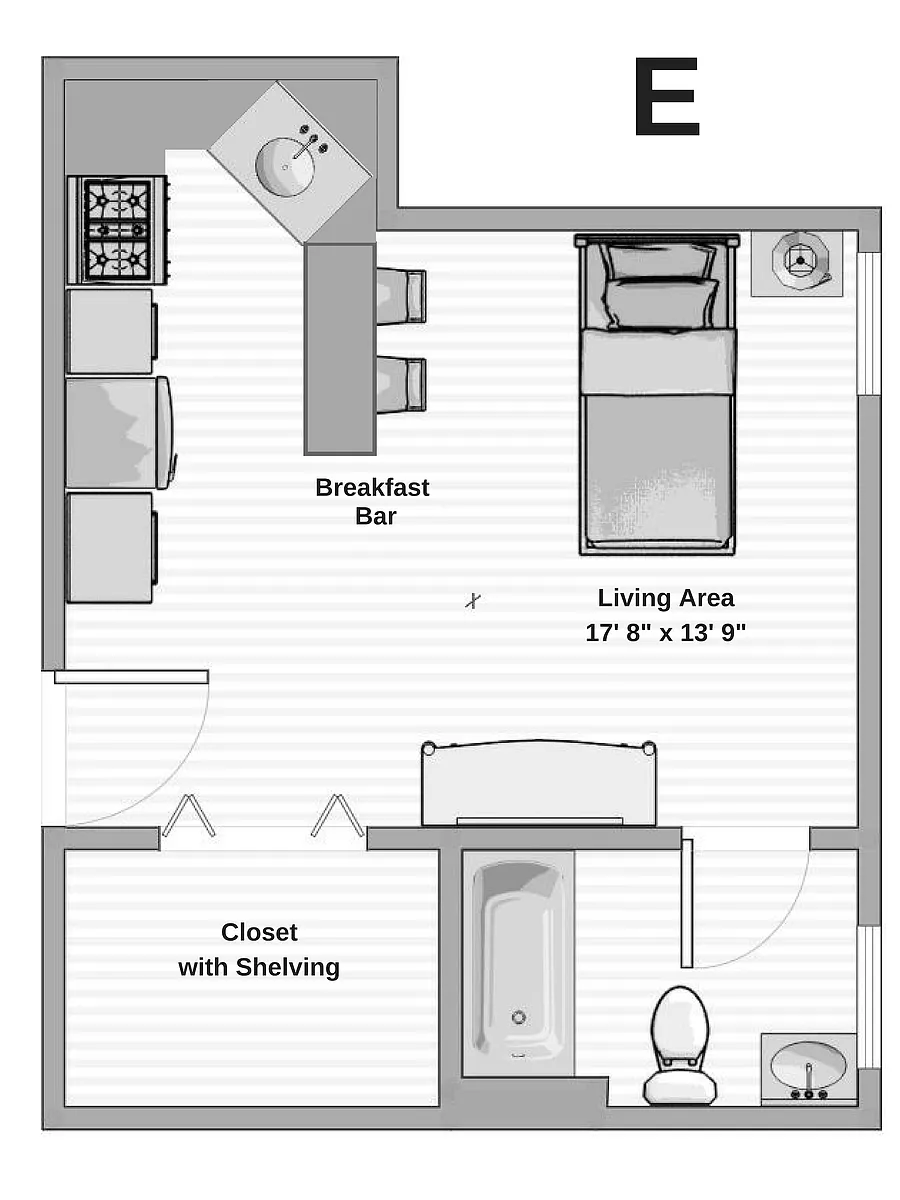 Floor plan E