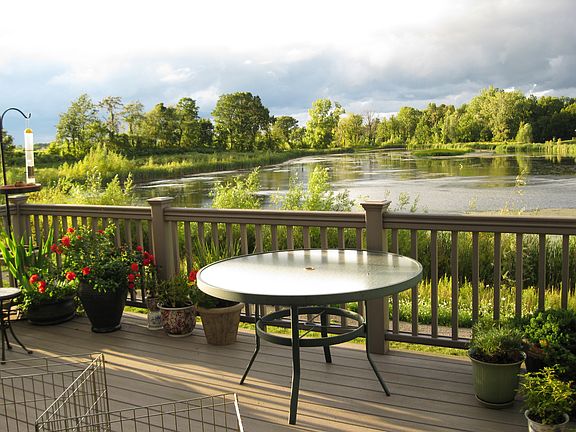 Pond view from deck