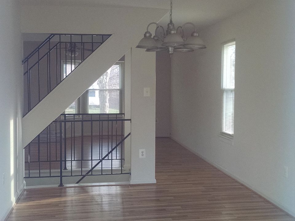 main level living room and dining room