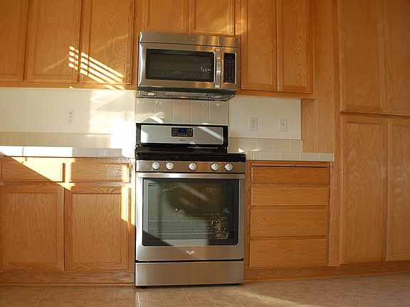 New stainless appliances