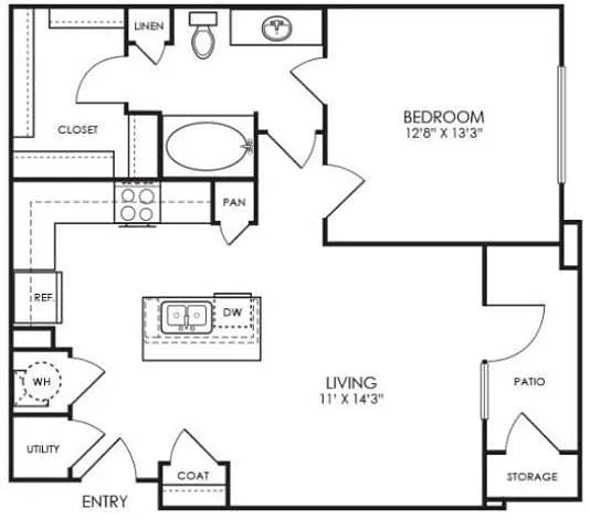 Floor plan A1
