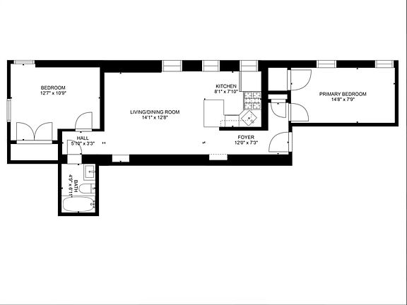 2nd image of 101 W 126th St APT 1B