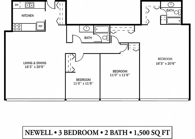 Floor plan Newell