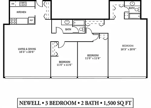 Floor plan Newell