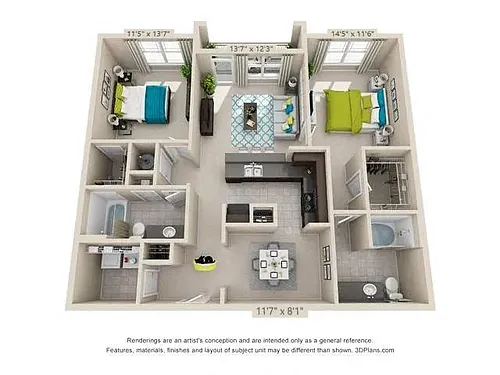 Floor plan B2
