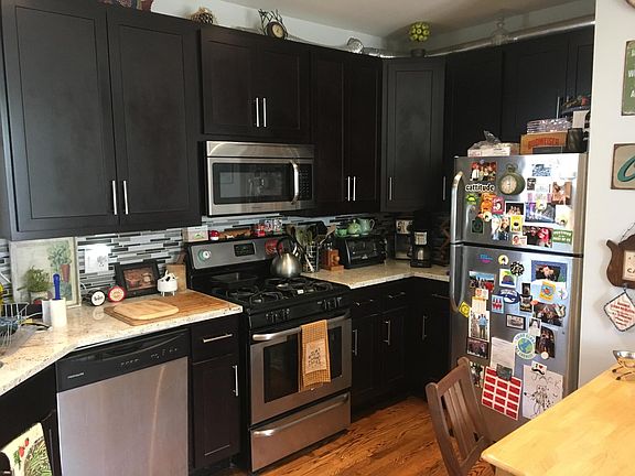Well designed kitchen with good counter space