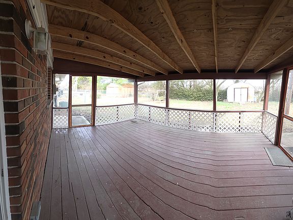 Screened in back porch