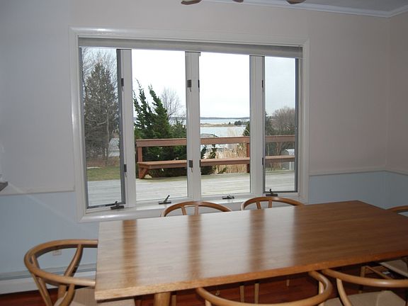 Dining area with Bay views
