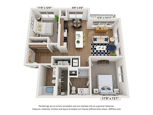 Floor plan B3 Tulip