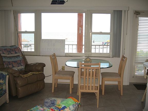living room has gulf view