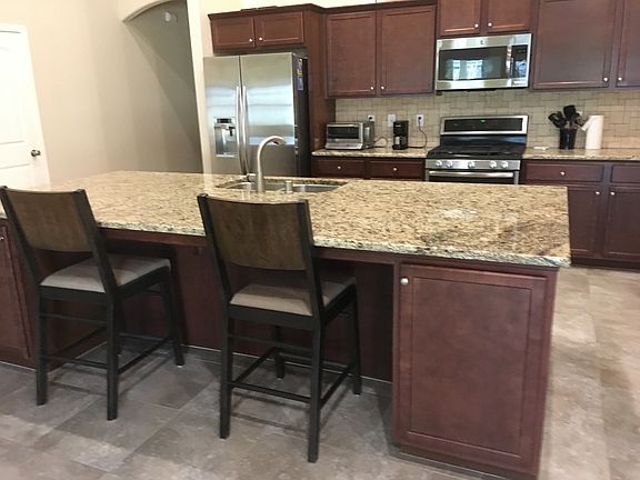Kitchen with island.