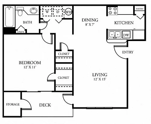 Floor plan 1B