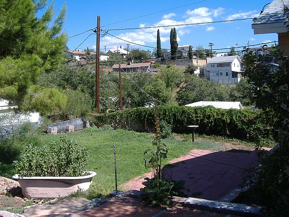 large backyard with views
