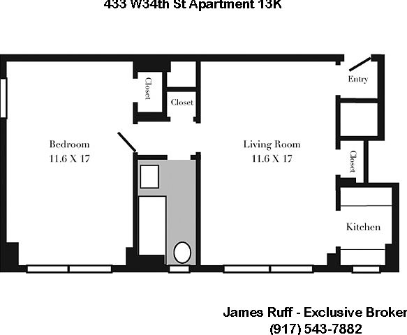1st image of 433 W 34th St APT 13K