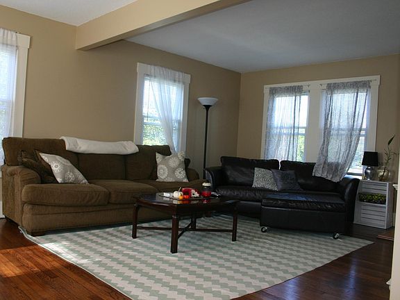 Living room furniture comes with the rental. Renter can bring their own furniture if they prefer.