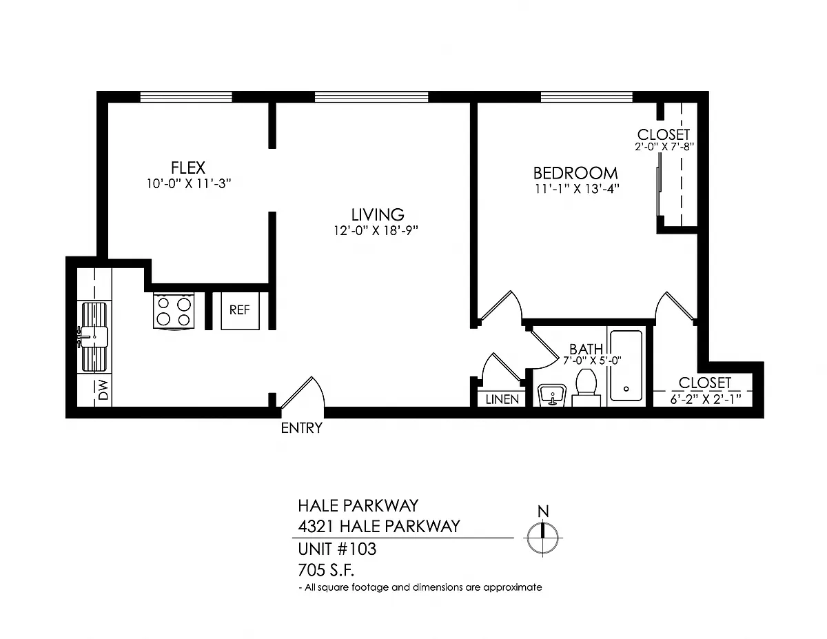 Floor plan 1X1