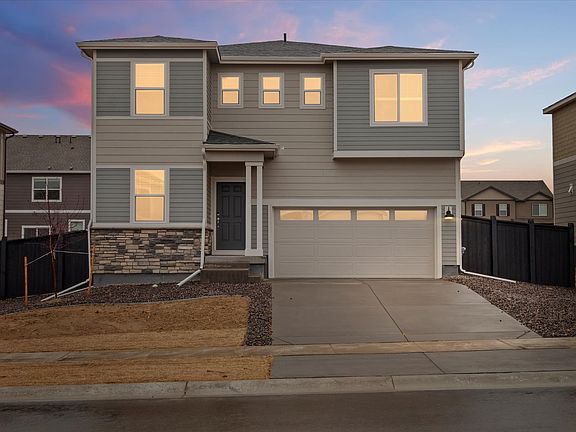 p The Twin Peaks floorplan image taken at a Meritage Homes community in Greeley, CO. p