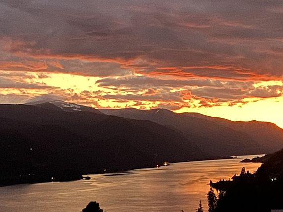 Nightly display of the beauty of the mighty Columbia