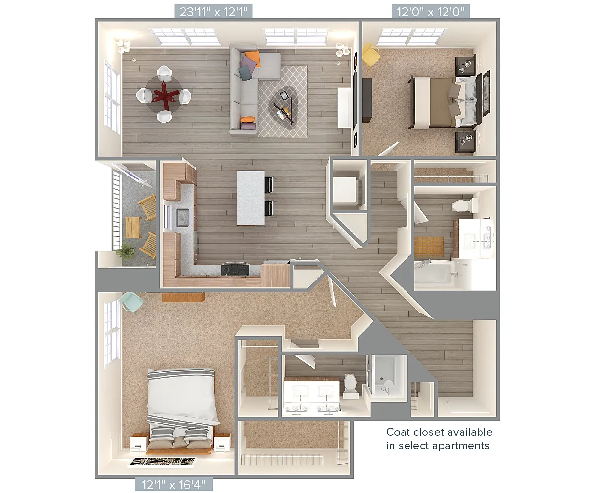 Floor plan B18-1364-1377