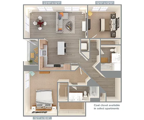 Floor plan B18-1364-1377