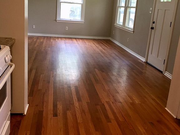 Looking from kitchen to living