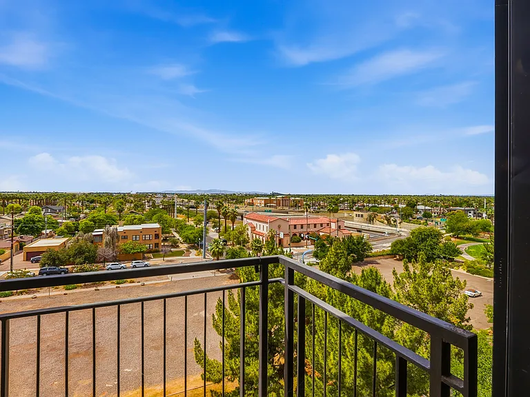 View from primary bedroom balcony