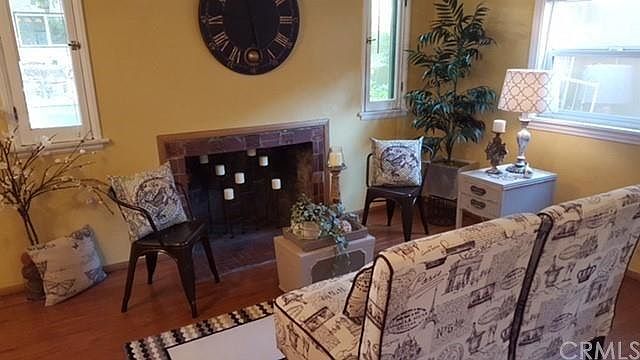 Studio Living Area  (Fireplace is for decorative purposes on