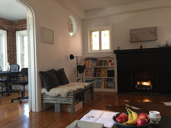 Livingroom and Sunroom/ Officespace