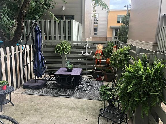 Great for gatherings. Patio wraps around to small walkway.