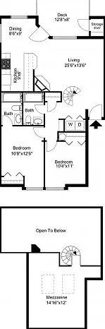 Platinum - 2 Bedroom, 2 Bathroom, Loft Platinum - 2 Bedroom, 2 Bathroom, Loft