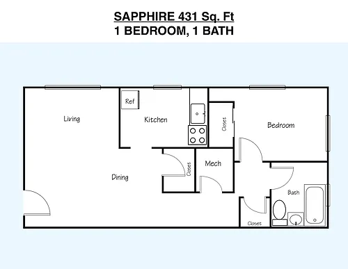 Floor plan Sapphire