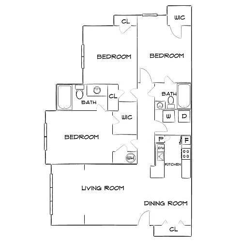 Floor plan Design 3B