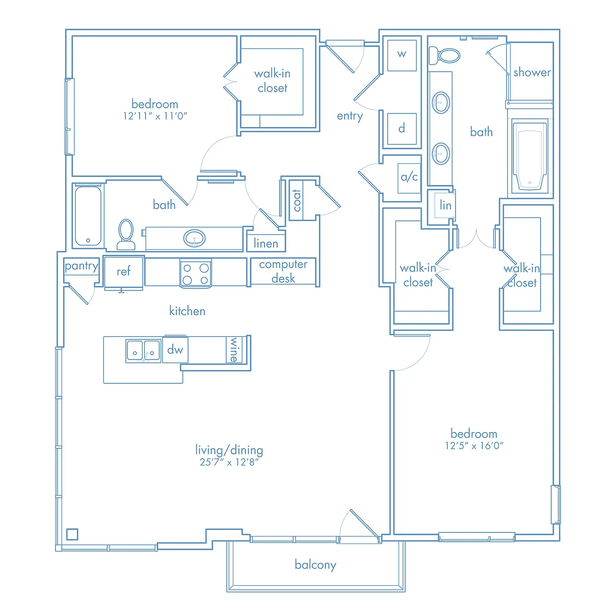 Floor plan B3
