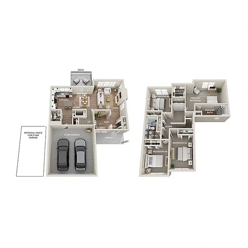 Floor plan Pintail - 3 Car Garage + Den