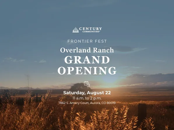 Homes Available Soon, Overland Ranch