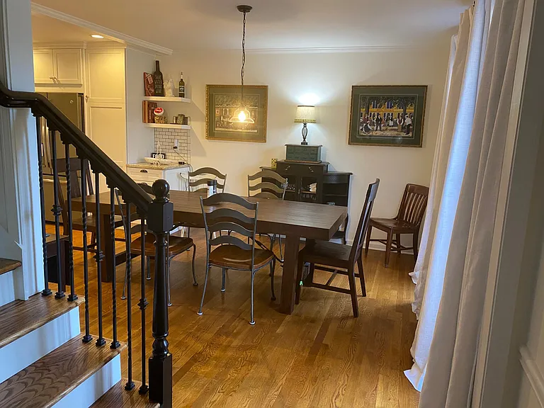 Dining area of the kitchen.