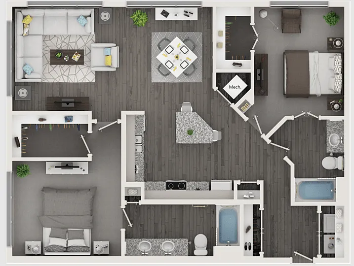 Floor plan B5 - Essential Housing