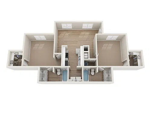Floor plan B3UF Floor Plan