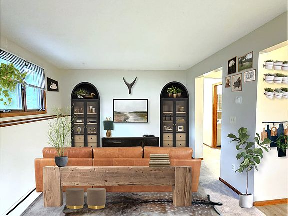 Example of furnished living room.
